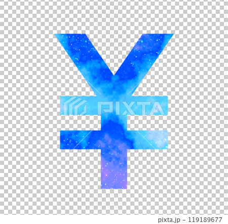 Marble starry sky | Yen symbol 119189677