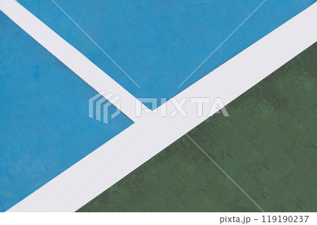 Blue and green tennis court background and texture. Blue and green tennis court background and texture. 119190237