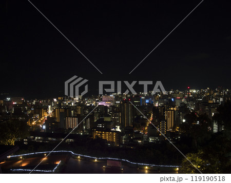 早朝の鹿児島市街地 早朝の鹿児島市街地 119190518