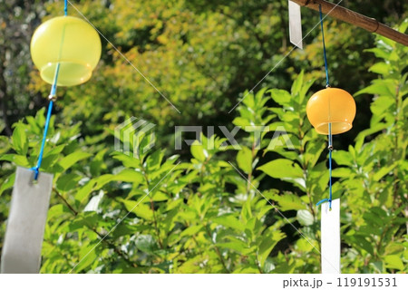 カラフルな風鈴 119191531