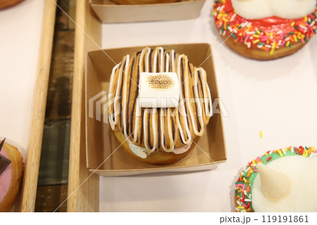a donut dessert on display 119191861
