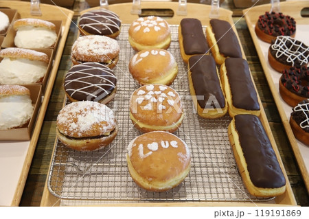 a donut dessert on display 119191869