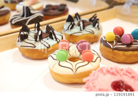 a donut dessert on display 119191891