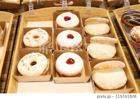 a donut dessert on display 119191926