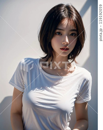 美しい女性のポートレート 119192059