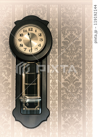 Old pendulum clock Old pendulum clock 119192144