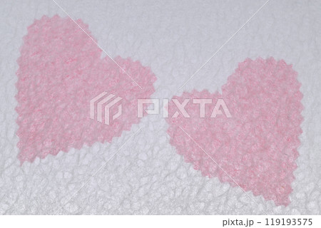 和紙によるハート・イメージ【背景素材】 119193575