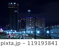 JR東海HC85系ディーゼルカーと名古屋の夜景 119193841