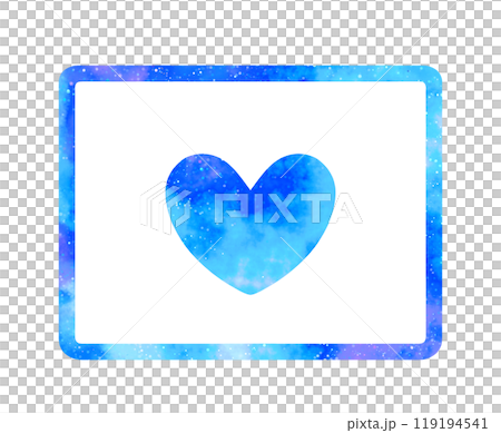 Marble starry sky | Heart mark video icon 119194541
