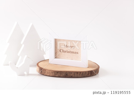 可愛い動物のホワイトクリスマス 可愛い動物のホワイトクリスマス 119195555