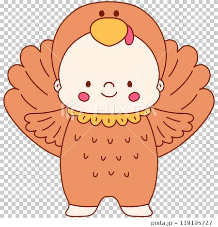 Thanksgiving turkey boy 119195727