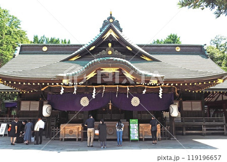 大國魂神社の拝殿【東京都府中市】 大國魂神社の拝殿【東京都府中市】 119196657