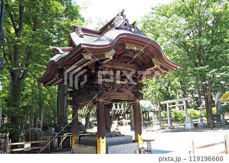 大國魂神社の手水舎【東京都府中市】 119196660