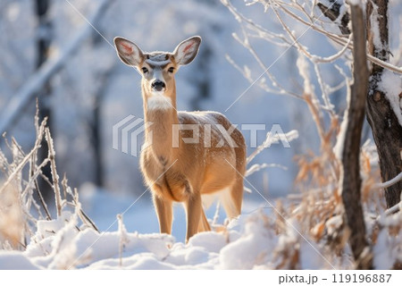 Wildlife in Winter - Generative AI Wildlife in Winter - Generative AI 119196887