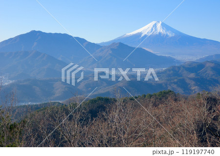 高川山から望む富士山 119197740