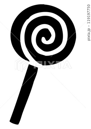 おやつの版画風ベクターイラスト 119197750