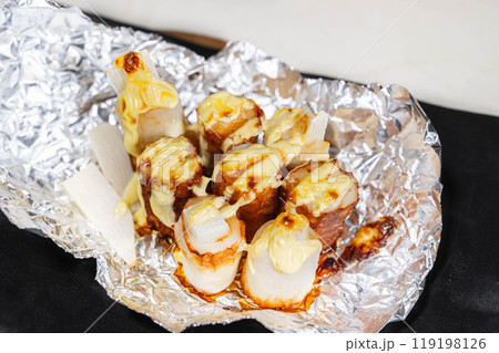 竹輪と長芋の醤油マヨ焼き 竹輪と長芋の醤油マヨ焼き 119198126