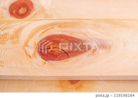 ひのき板の大きな節 ひのき板の大きな節 119198164