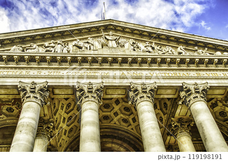 The Royal Exchange Building, London, UK 119198191