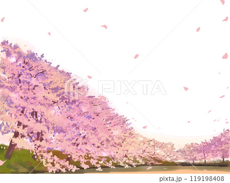桜並木 119198408