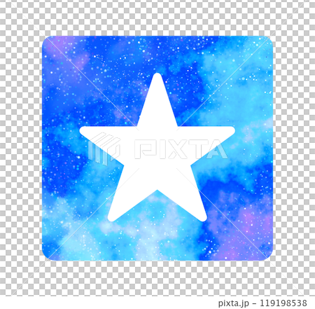 マーブルな星空｜シンプルな星マーク 119198538