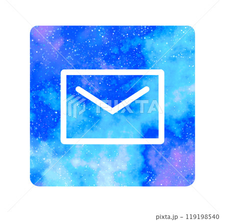 マーブルな星空｜メールアイコン 119198540