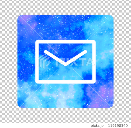 マーブルな星空｜メールアイコン 119198540