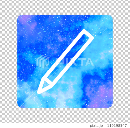 大理石星空|鉛筆圖標 119198547