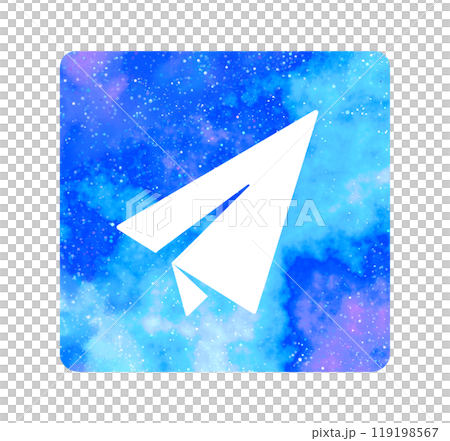 Marble starry sky | Paper plane icon Marble starry sky | Paper plane icon 119198567