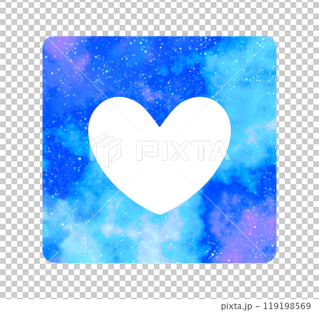 Marble starry sky | Heart icon 119198569