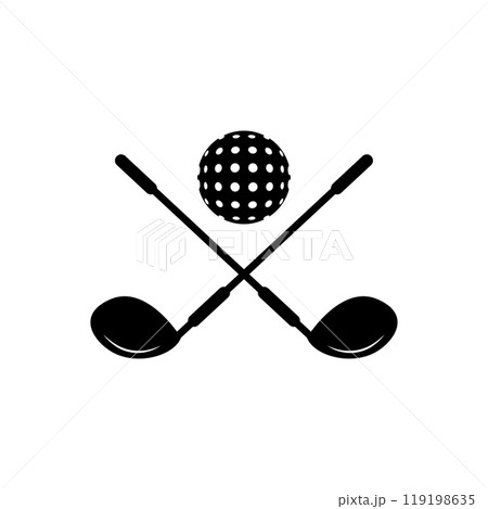 Golf icon logo design template isolated illustration Golf icon logo design template isolated illustration 119198635