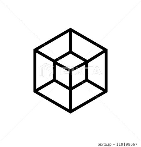 Blockchain icon logo design template isolated illustration Blockchain icon logo design template isolated illustration 119198667