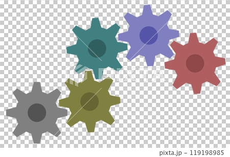 傳遞動力並為機器提供動力的齒輪。 119198985