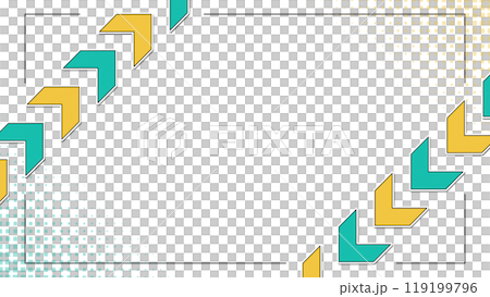 Illustration of arrows flowing left and right on a white background 119199796