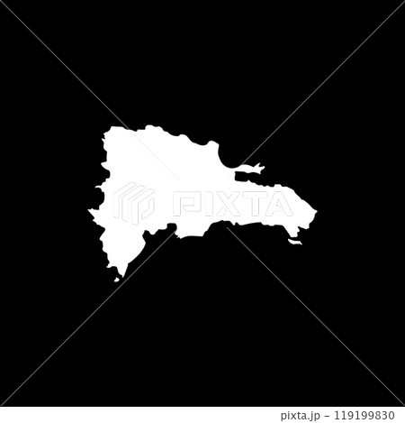 Dominican Republic Map Icon 119199830