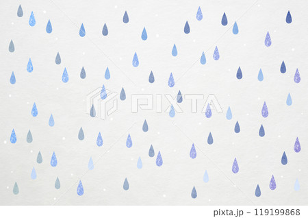 雨粒模様の和紙テクスチャ_高級感のある和モダン背景 119199868