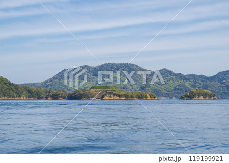 瀬戸内しまなみ海道の能島 村上海賊の居城跡 119199921