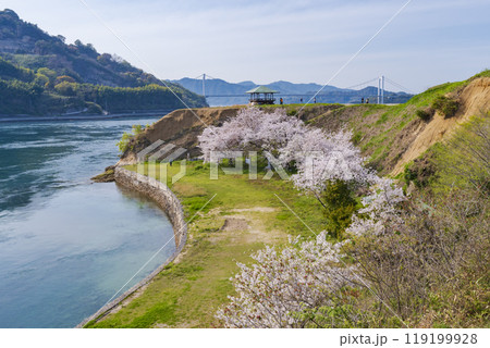 瀬戸内しまなみ海道の能島 村上海賊の居城跡 瀬戸内しまなみ海道の能島 村上海賊の居城跡 119199928