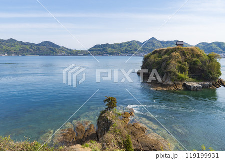 瀬戸内しまなみ海道の能島 村上海賊の居城跡 119199931