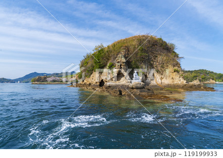 瀬戸内しまなみ海道の能島 村上海賊の居城跡 119199933