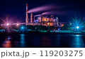 幻想的な夜の工場風景 119203275
