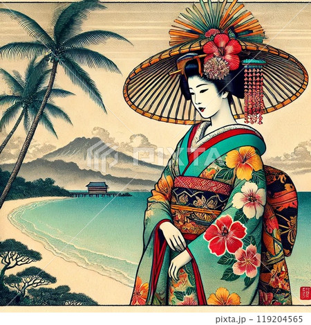 浮世絵 女性の肖像 赤い手袋 浮世絵 女性の肖像 赤い手袋 歌川国貞による浮世絵「Spider Woman」