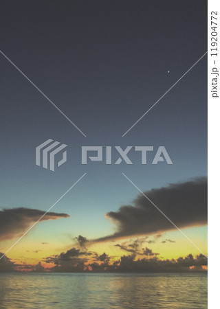 海と夕焼け フォトバッシュ 海と夕焼け フォトバッシュ 119204772