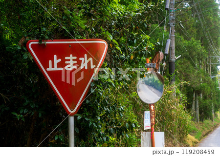 交通事故防止のための道路標識や道路標示 交通事故防止のための道路標識や道路標示 119208459
