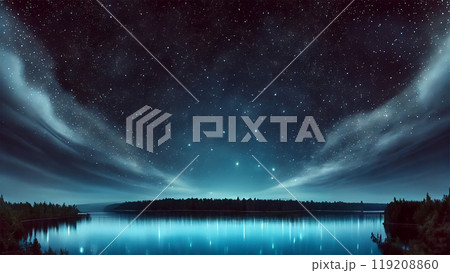 夜空と湖 夜空と湖 119208860