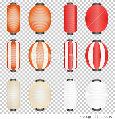 Illustration set of lanterns 119209039