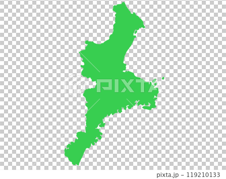 Slightly loose Mie prefecture map 119210133
