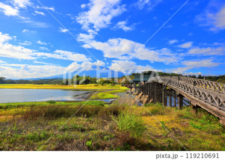 日本一の木造三連太鼓橋 鶴の舞橋 日本一の木造三連太鼓橋 鶴の舞橋 119210691