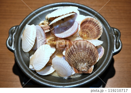 ホタテ稚貝のしょうゆバター焼き 119210717