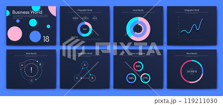 Vector graphics infographics with mobile phone. Template for creating mobile applications, workflow layout, diagram, banner, web design, business reports 119211030